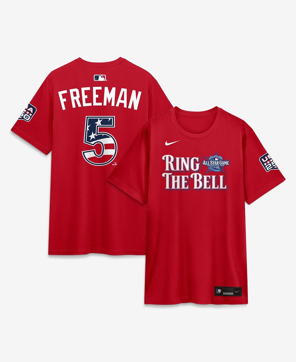 Nike Men's 2026 All-Star Game National League Freddie Freeman Red Name & Number T-Shirt