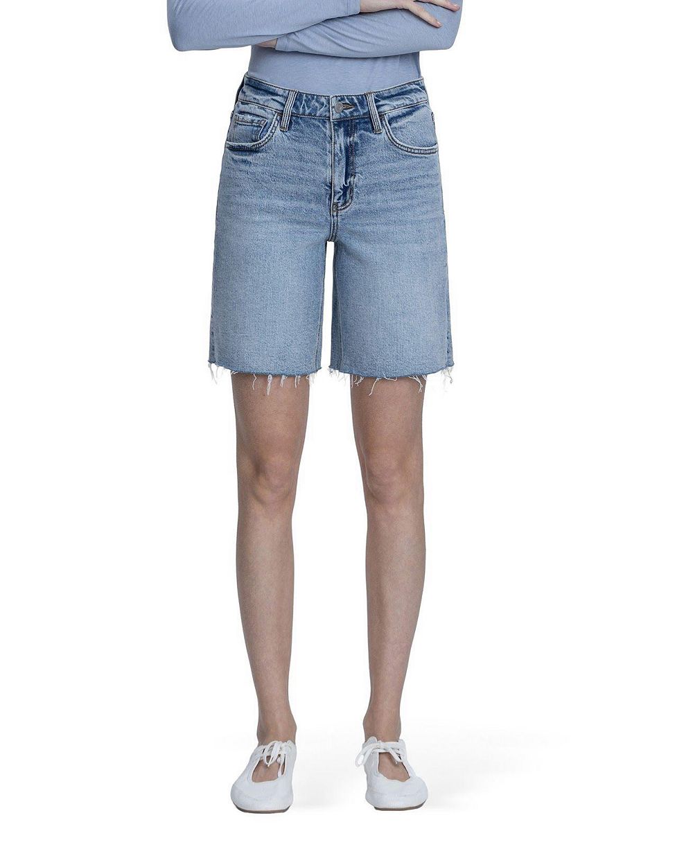 Женские джинсовые шорты Vervet High Rise Raw Hem