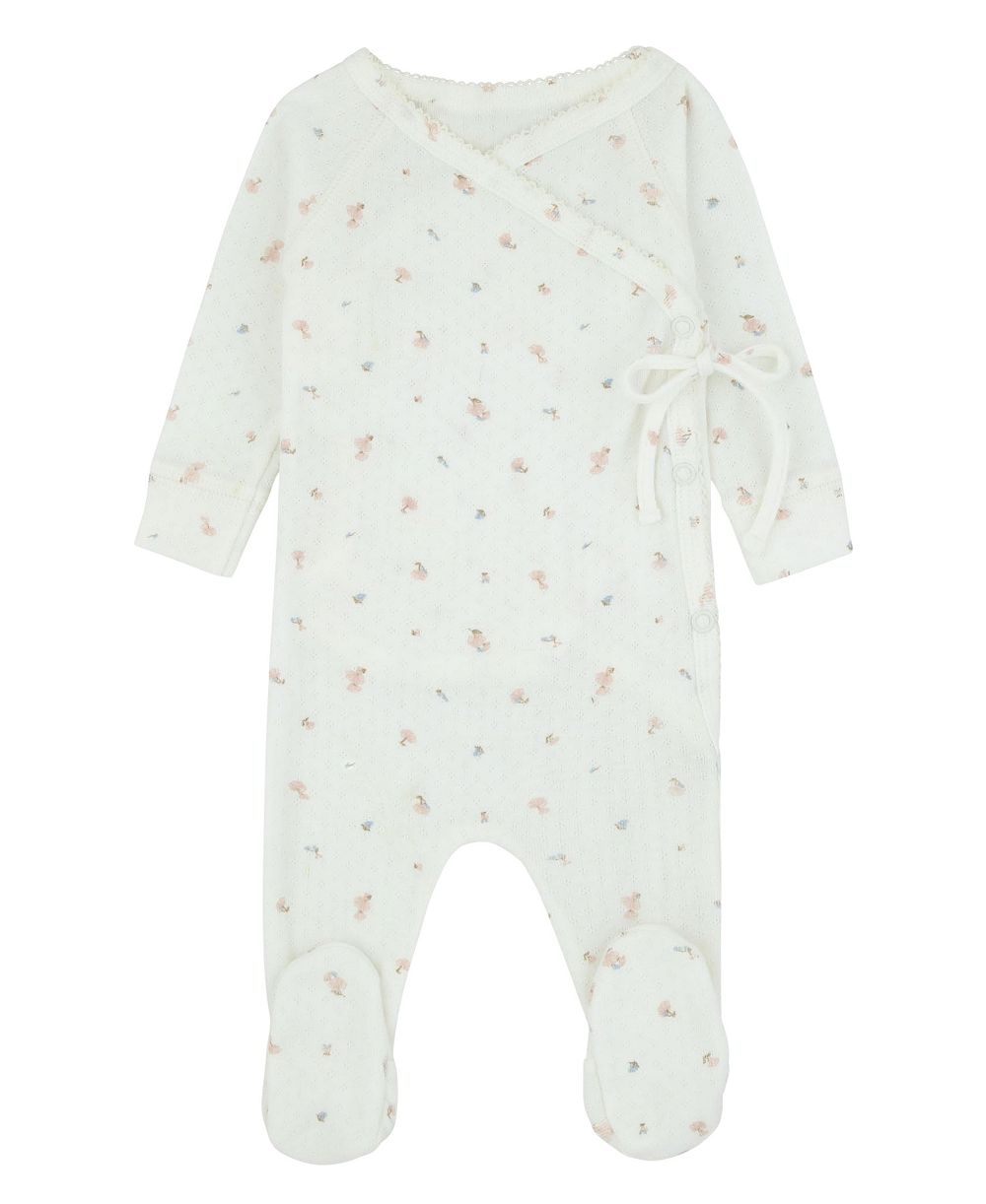 Комбинезон NoggiWear Baby Girls Pointelle Printed Wrap Footie