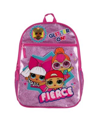 Рюкзак LOL Surprise! 16" Glitter On! Queen B Diva Neon Q.T. and M.C. Swag Book Bag