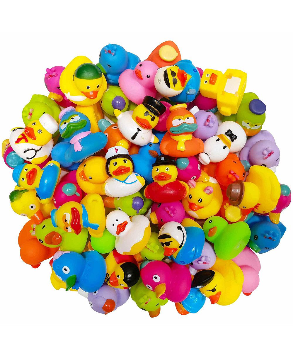 GNUADZ 30Pack Rubber Ducks Bulk Bath Party Favors