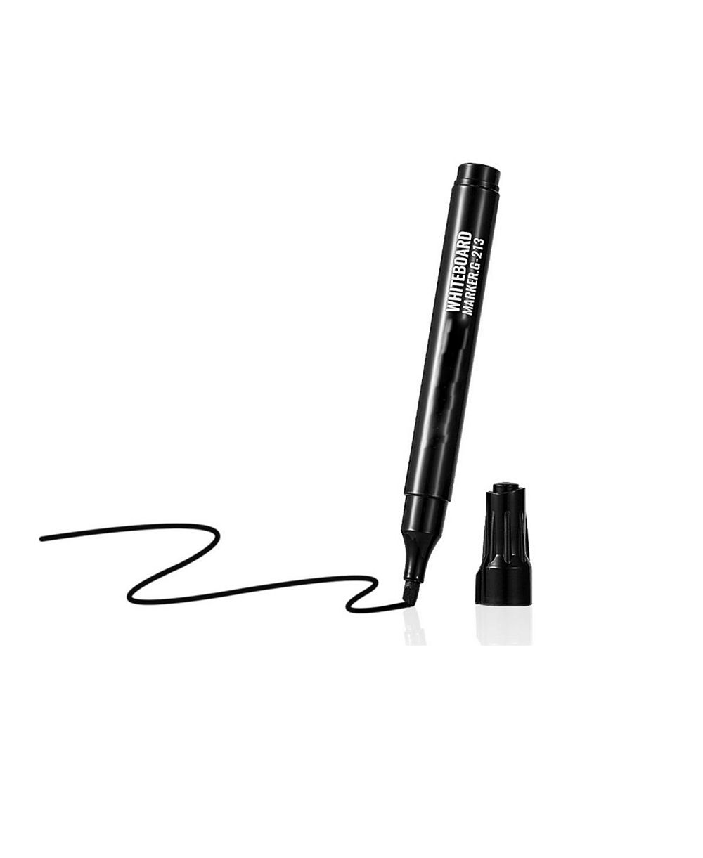 YOBTOP маркеры для доски, 36 шт, черный, с косым наконечником 1-5mm, без запаха