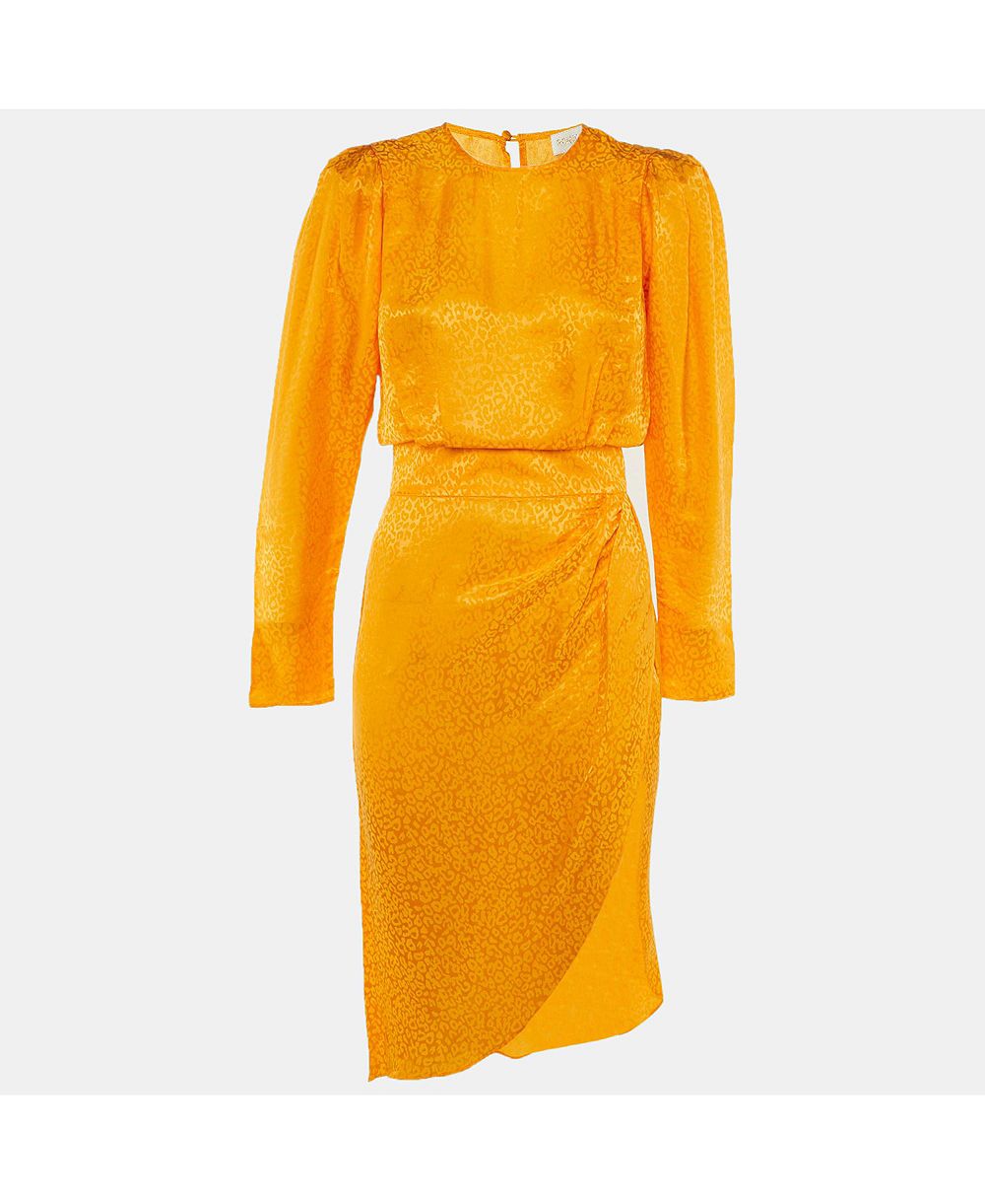 Платье Pre-Owned Ronny Kobo Women's Marigold Satin Jacquard