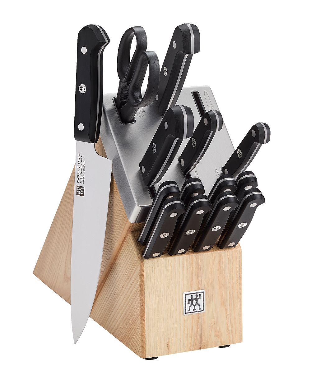 ZWILLING Gourmet 15-Piece Self-Sharpening Knife Set