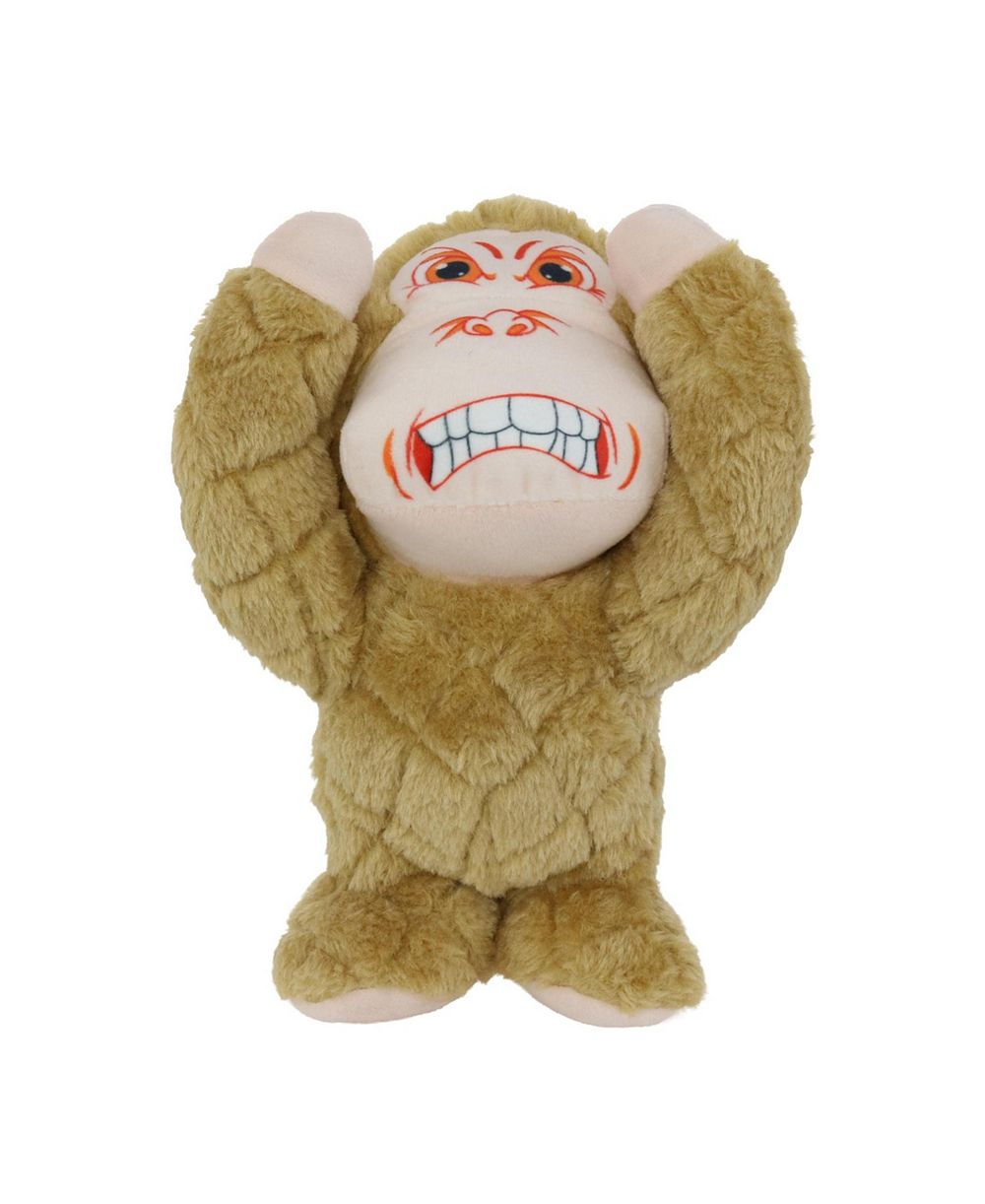 Mighty Angry Animals игрушка для собак Monkey, прочный мягкий пищащий плюш