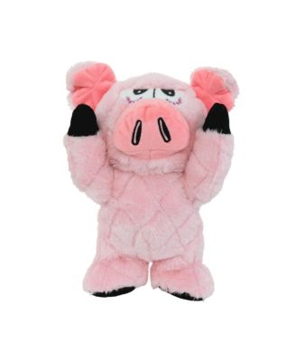 Игрушка для собак Mighty Angry Animals Pig, прочный мягкий пищащий плюш