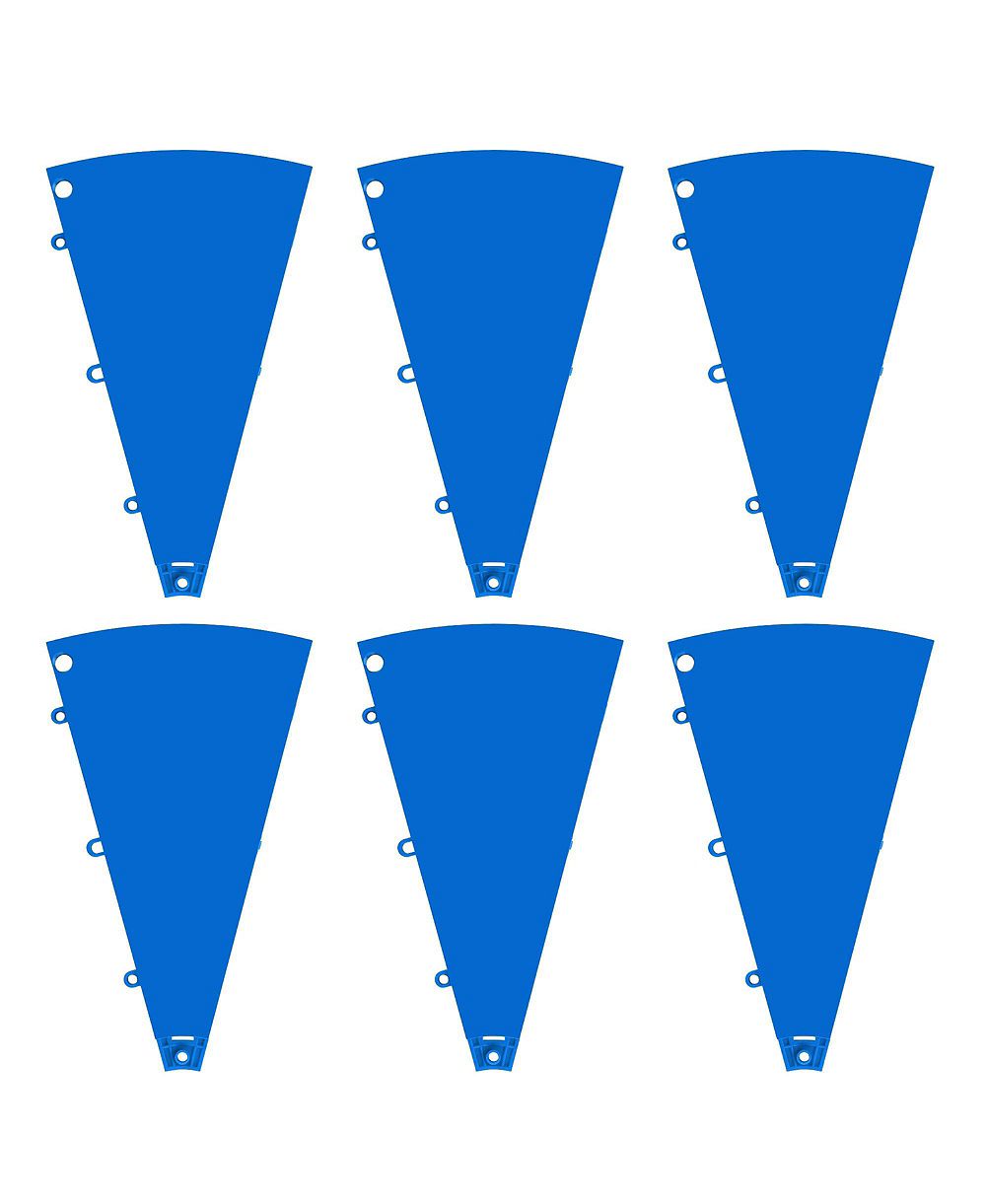 WinSpin 6 шт. панелей для колеса призов сухого стирания синего цвета для модульного колеса призов 24 дюйма