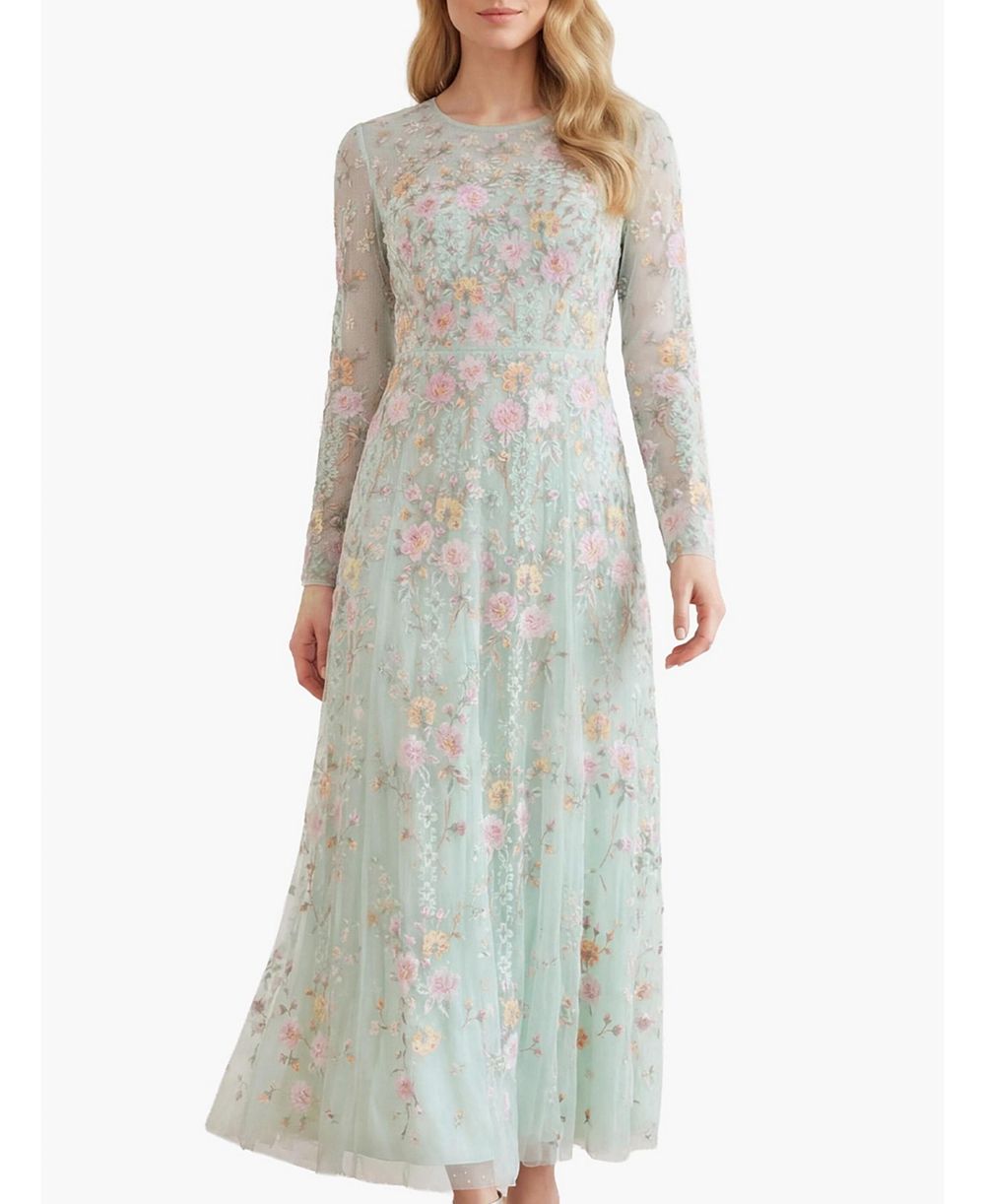 Needle & Thread Женское вечернее платье Maxi Long Sleeve Garden Rose