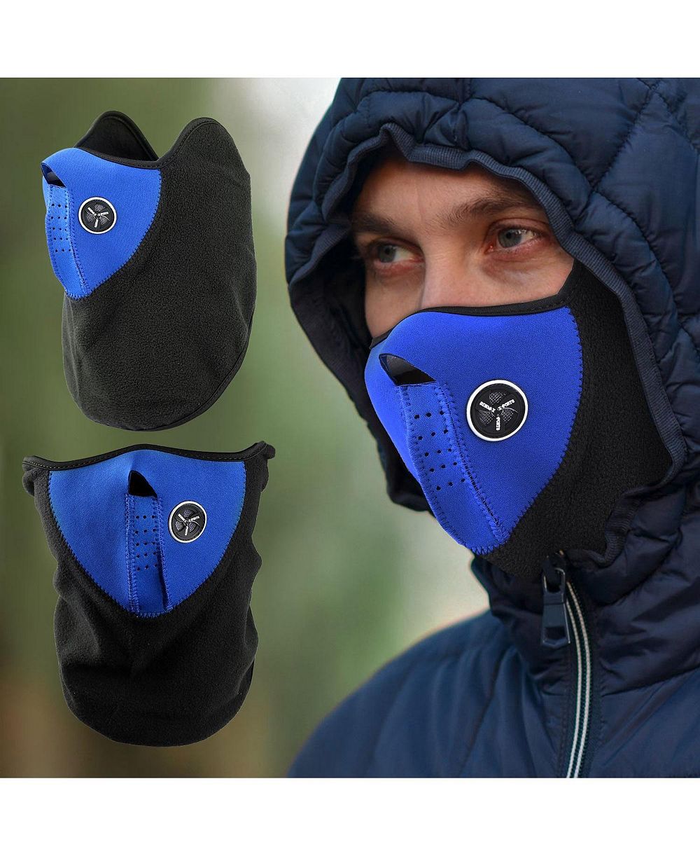 ZENY Half Face Mask Breathable Windproof Dustproof Neck Warmer for Bike Motorcycle Racing
