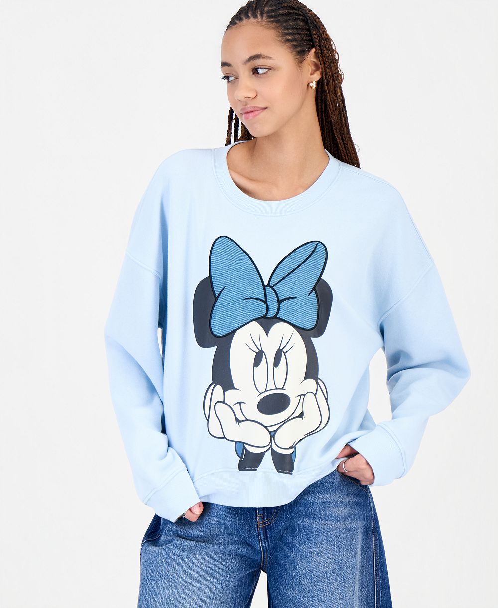 Grayson Threads, The Label Детский флисовый свитшот с аппликацией «Minnie Bow» и графическим принтом