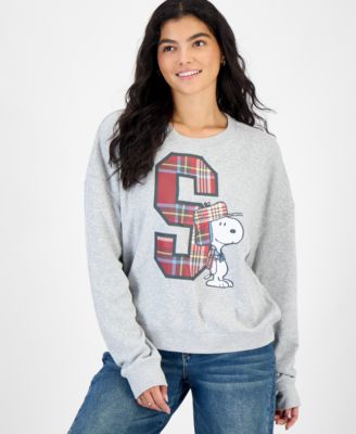 Мужская флисовая толстовка Grayson Threads, The Label с графическим принтом Snoopy в клетку