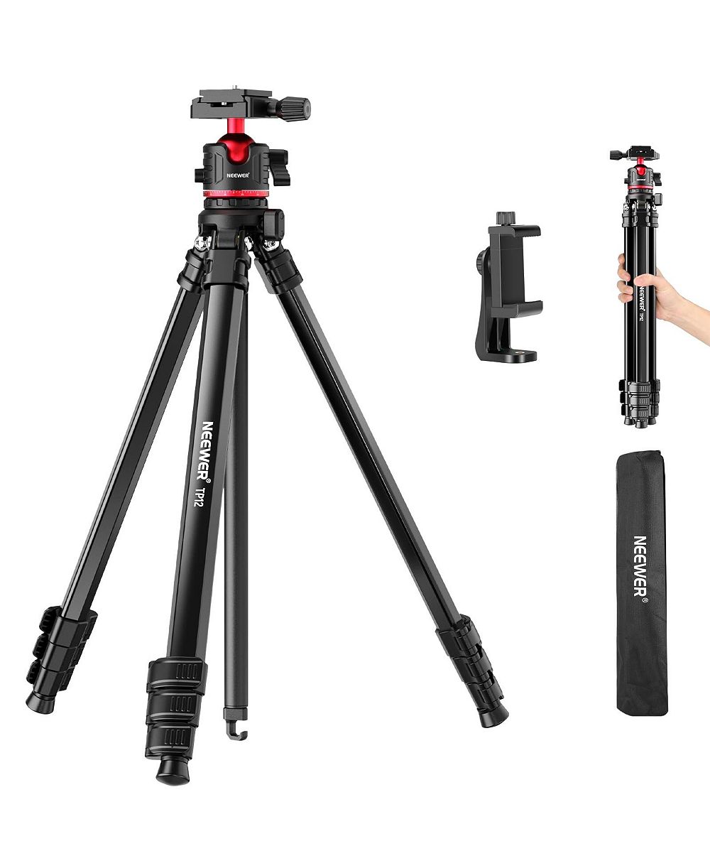 Neewer TP12 Adjustable Phone-Holder Tripod for select iPhone models