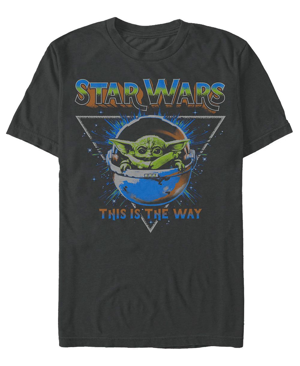 Fifth Sun Men's Star Wars Mandalorian Light Speed Child T-Shirt