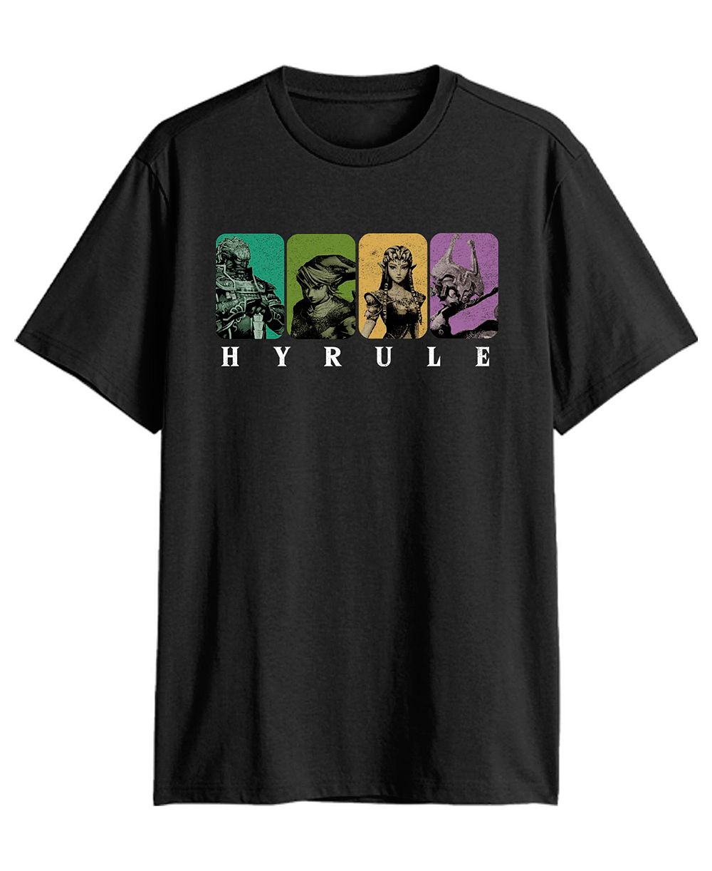 Fifth Sun Men's Nintendo Char Panels T-Shirt