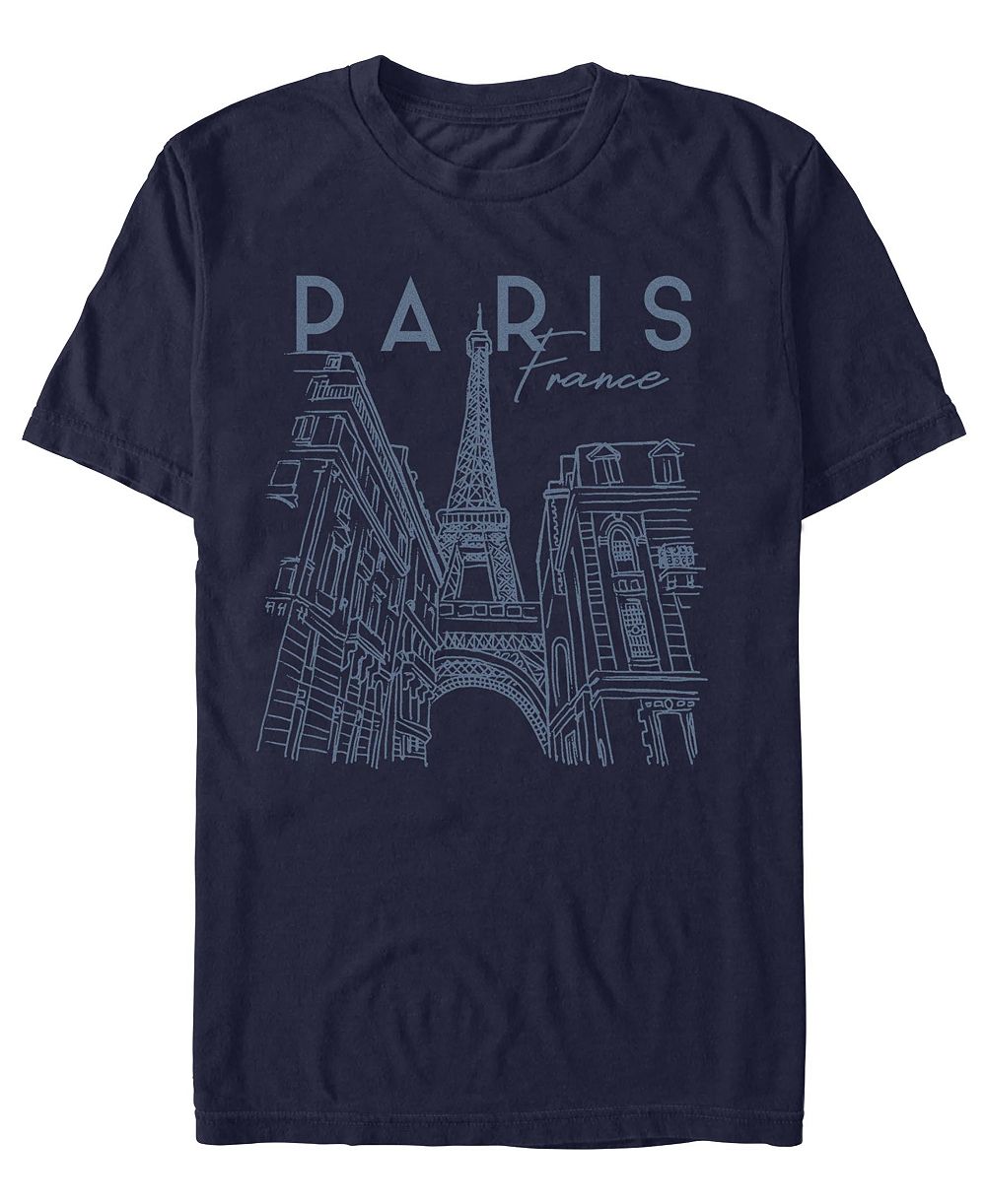 Fifth Sun Men's Paris City Sketchy T-Shirt