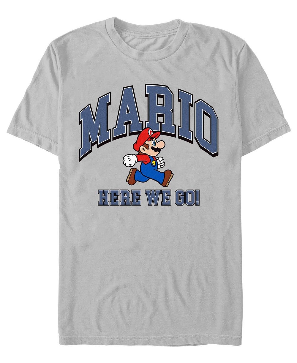 Fifth Sun Men's Nintendo Mario Here We Go T-Shirt