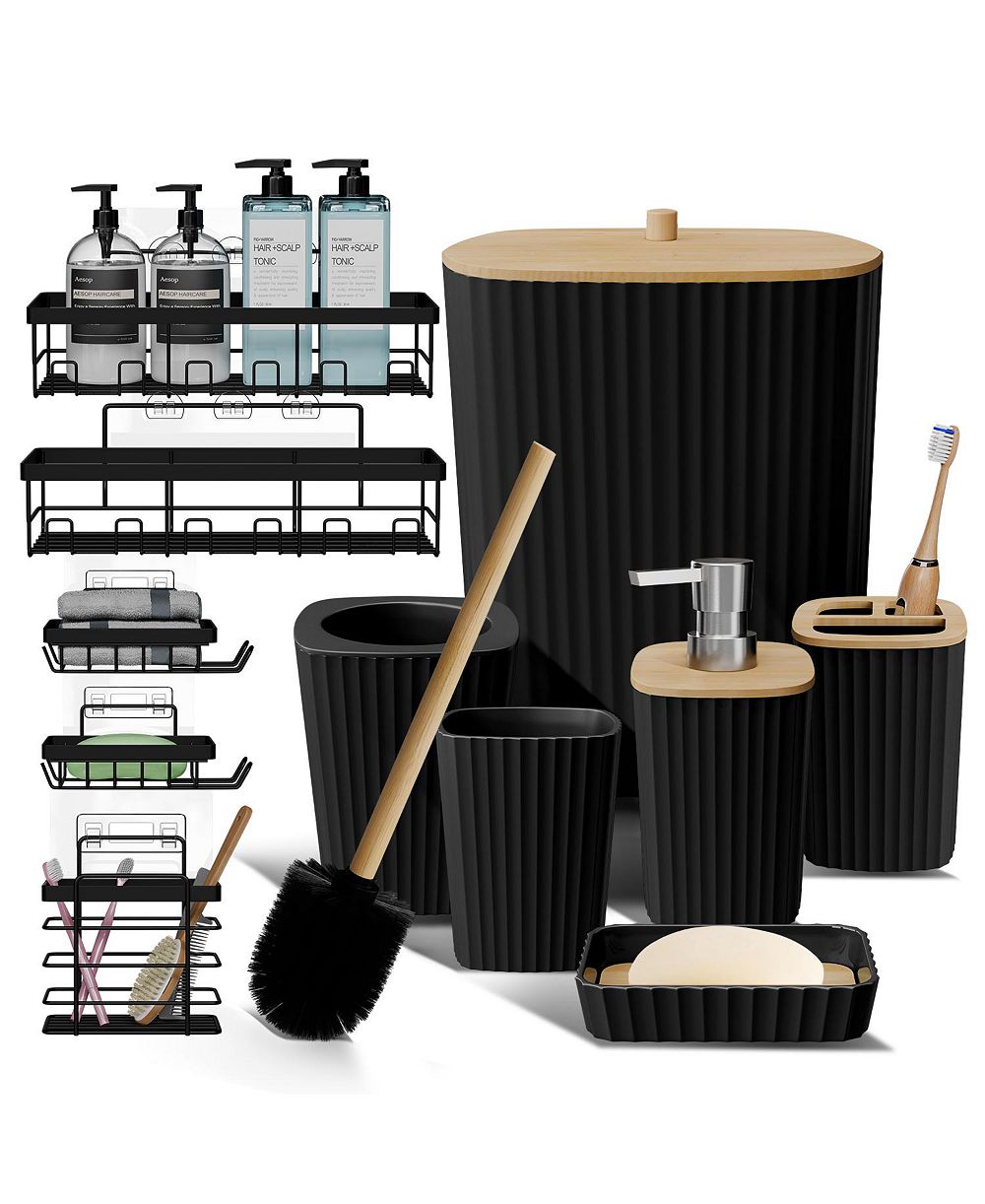 Набор для ванной комнаты Clara Clark Modern Complete Bathroom Decor and Shower Caddy Set