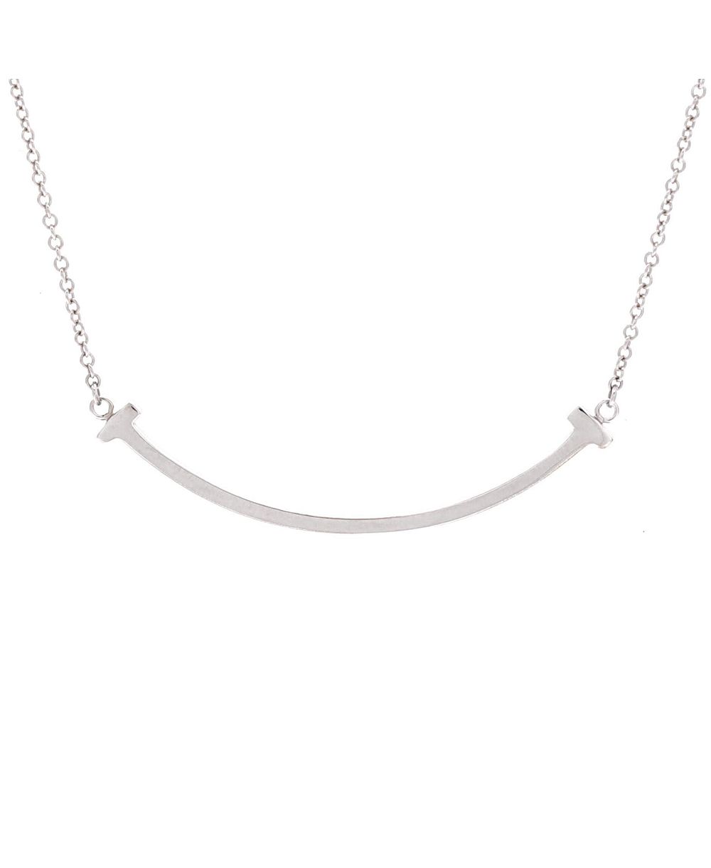 Pre-Owned Tiffany & Co кулон T Smile Pendant Necklace