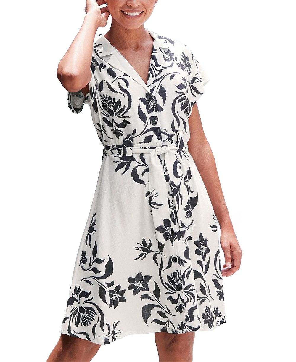 Женское платье-рубашка LASCANA Belted Shirt Dress