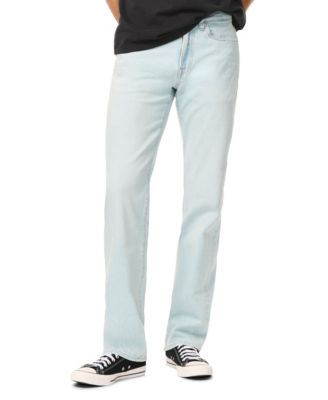 Buffalo David Bitton Men's Relaxed Straight Driven Light Rinse Denim Jeans