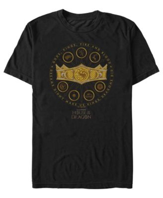 Мужская футболка Fifth Sun с принтом House of the Dragon Crown Stamp