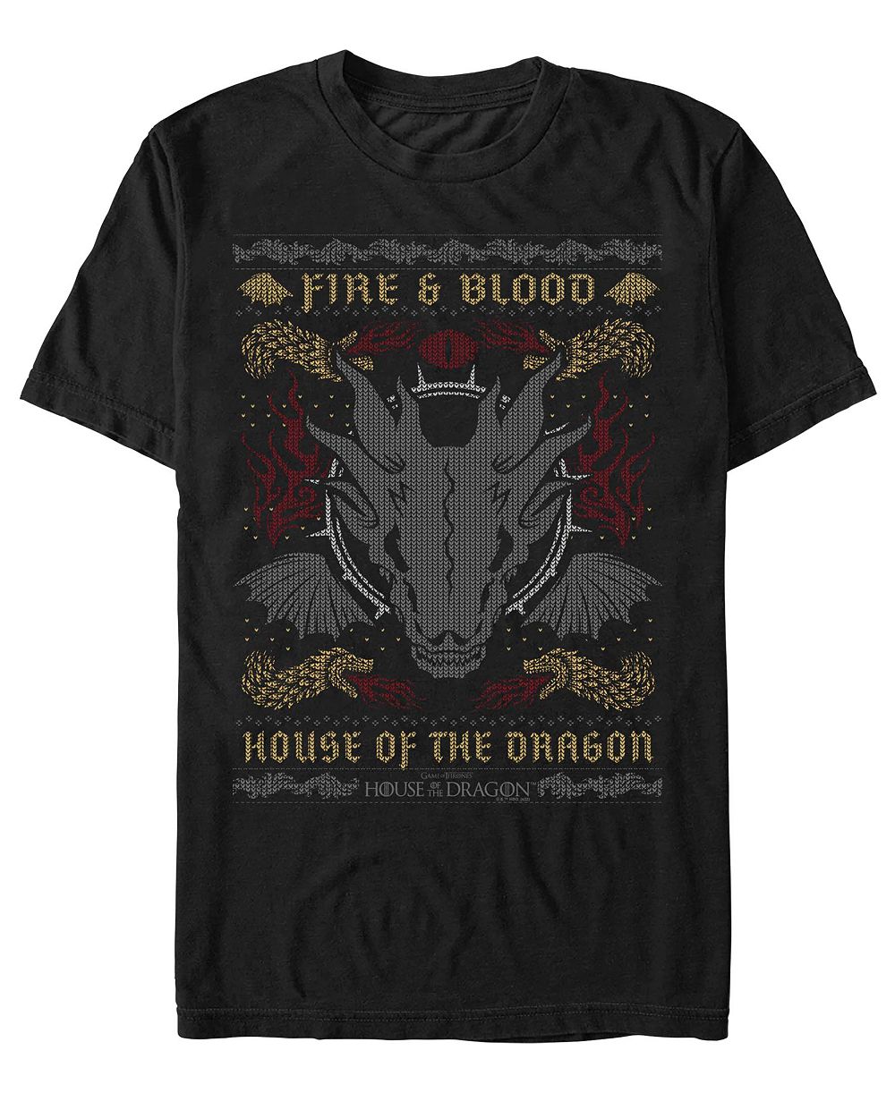 Мужская футболка Fifth Sun с принтом Balerion из House of the Dragon