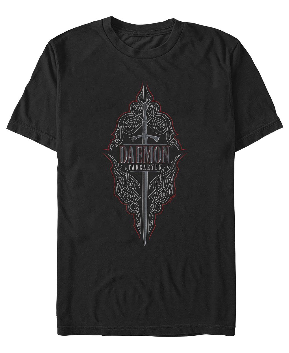 Fifth Sun Men's House of the Dragon Daemon Sword Graphic T-Shirt