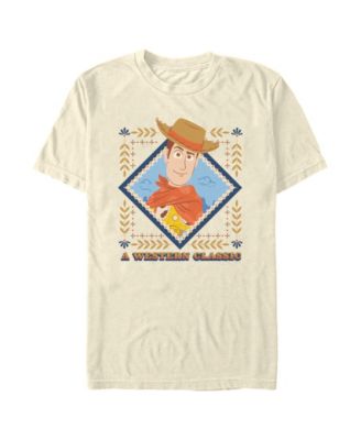 Fifth Sun Men's Disney Pixar Toy Story Woody Western Sheriff Graphic T-Shirt