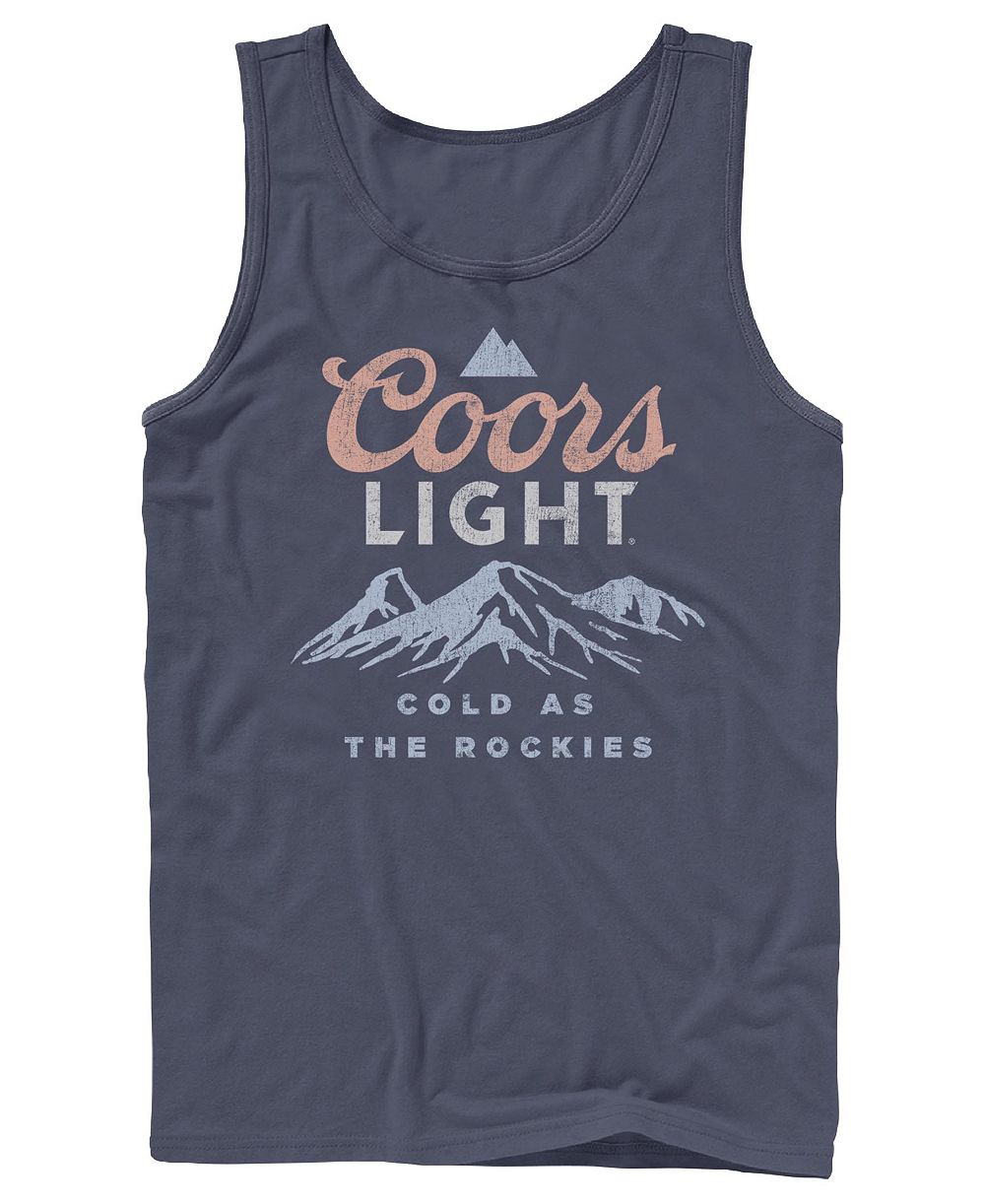 Мужская майка Fifth Sun Coors Light Cold as the Rockies Mountain Logo Graphic