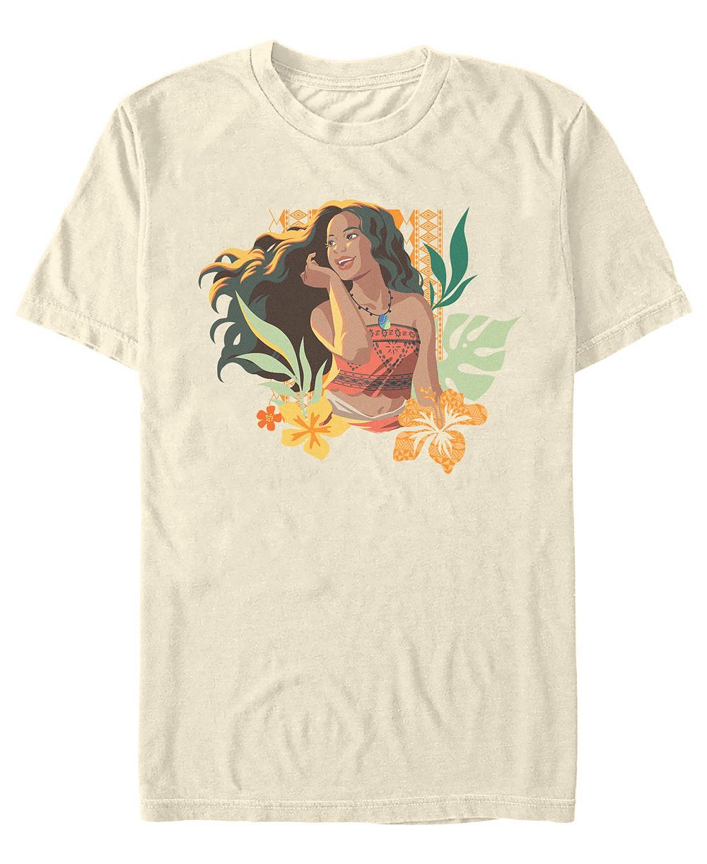 Fifth Sun Men's Moana Live Action Happy Moana Graphic T-Shirt