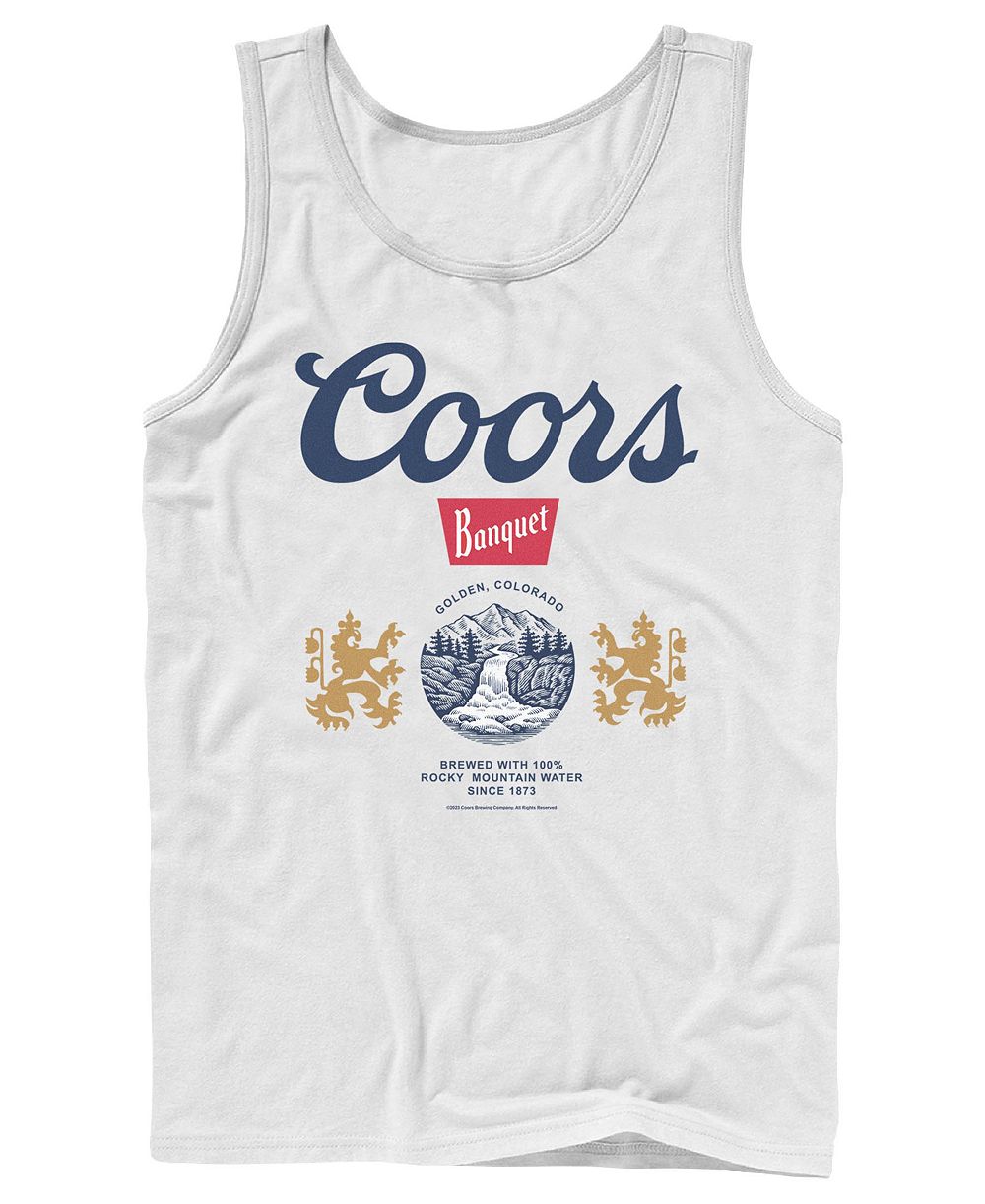 Мужской майка Fifth Sun Coors Banquet Beer Heritage Crest Graphic Tank Top