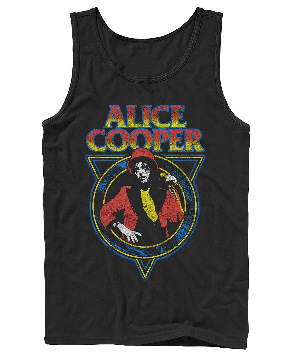 Мужская винтажная майка Fifth Sun Alice Cooper с графическим принтом-портретом