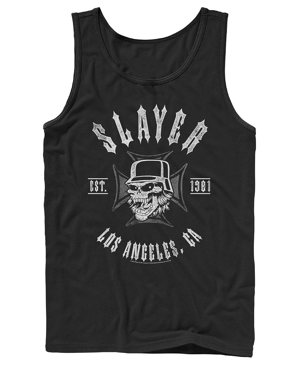 Мужская майка Fifth Sun Slayer Los Angeles CA 1981 Skull с графическим принтом