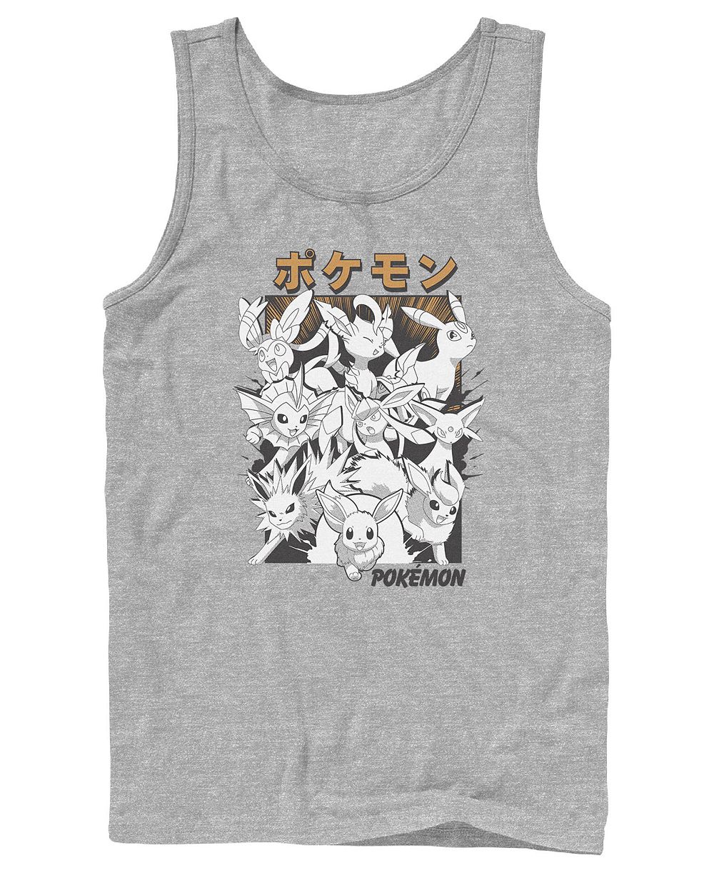 Fifth Sun Мужской майка-топ Pokemon Eeveelutions Japanese Character Graphic