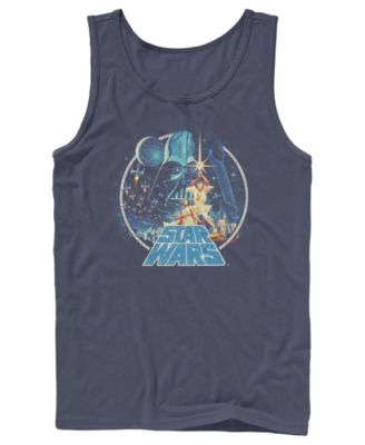 Fifth Sun Men's Star Wars Death Star Battle футболка-майка с принтом винтаж