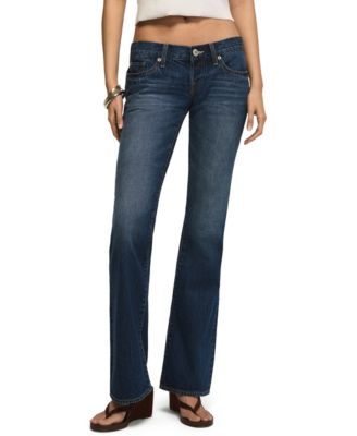 Женские джинсы Lucky Brand Lil Maggie с низкой посадкой и клешем