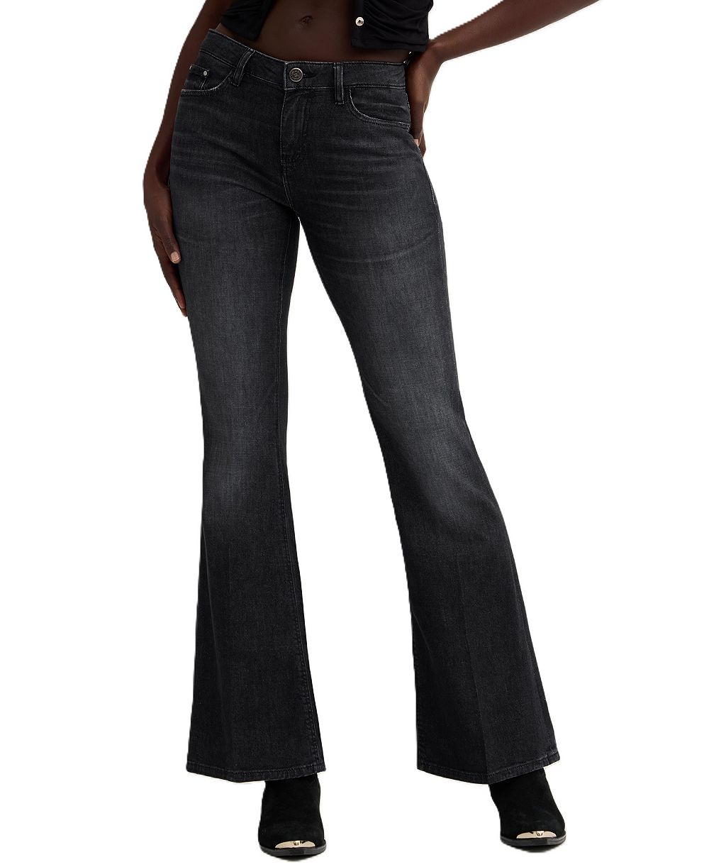 GUESS Women's Beverly Low-Rise Flare Jeans