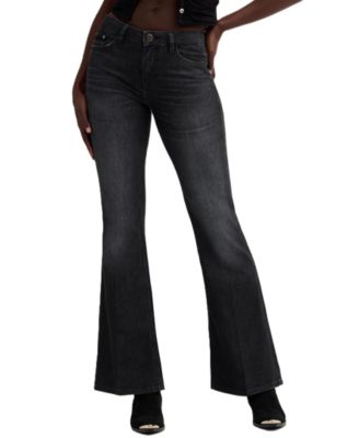 GUESS Women's Beverly Low-Rise Flare Jeans