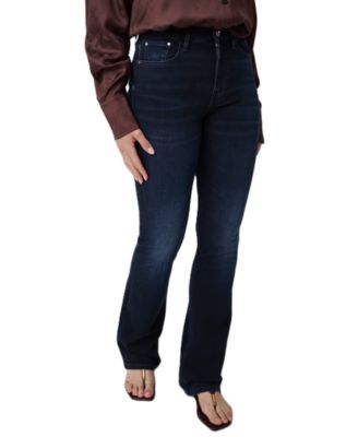 GUESS Women's Sexy Flare High-Waisted Jeans
