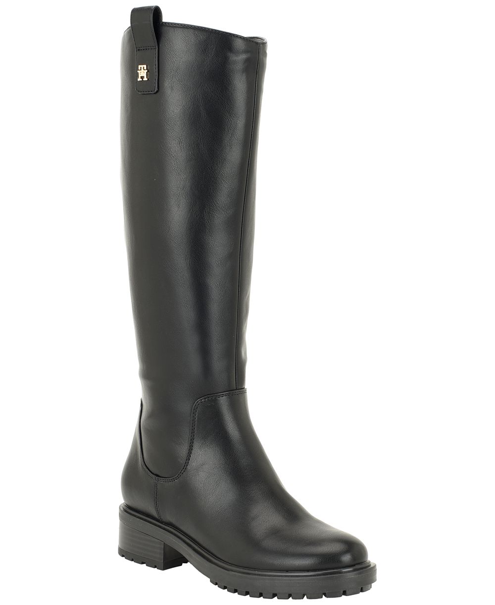 Tommy Hilfiger Women's Ashere Tall Lug Sole Riding Boots