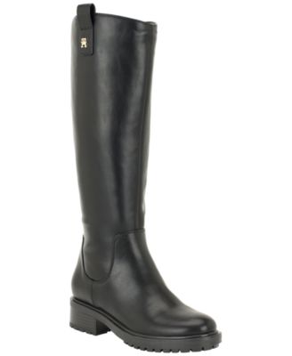 Tommy Hilfiger женские высокие сапоги на массивной подошве Ashere Tall Wide Calf