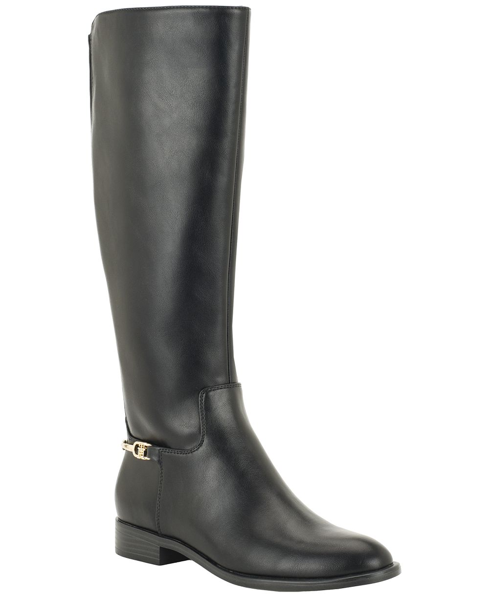 Tommy Hilfiger Women's Marlay Tall Harness Riding Boot