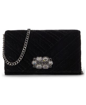 Lauren Ralph Lauren Quilted Velvet Adair II Small Crossbody Handbag