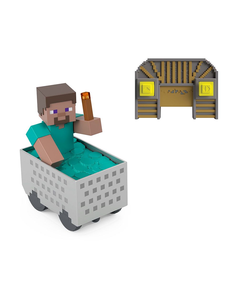 Minecraft Гоночная тележка RC Turbo Boost и трюковое транспортное средство Wheelie Stunt, для детей от 6 лет