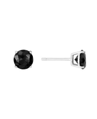 Macy's Sterling Silver Cubic Zirconia 7mm Prong Stud Earrings