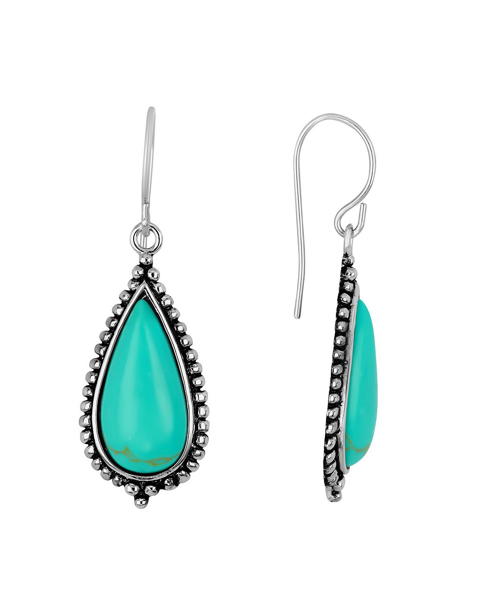 Серьги Turquoise Teardrop