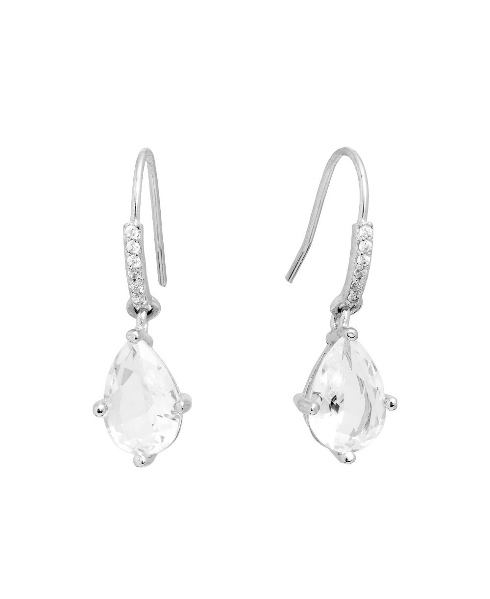 Серьги Macy's Crystal Teardrop с Cubic Zirconia Drop