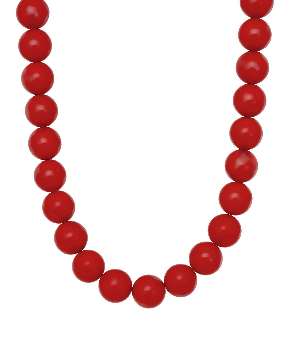 Ожерелье Macy's Sterling Silver-Plated Color Beaded
