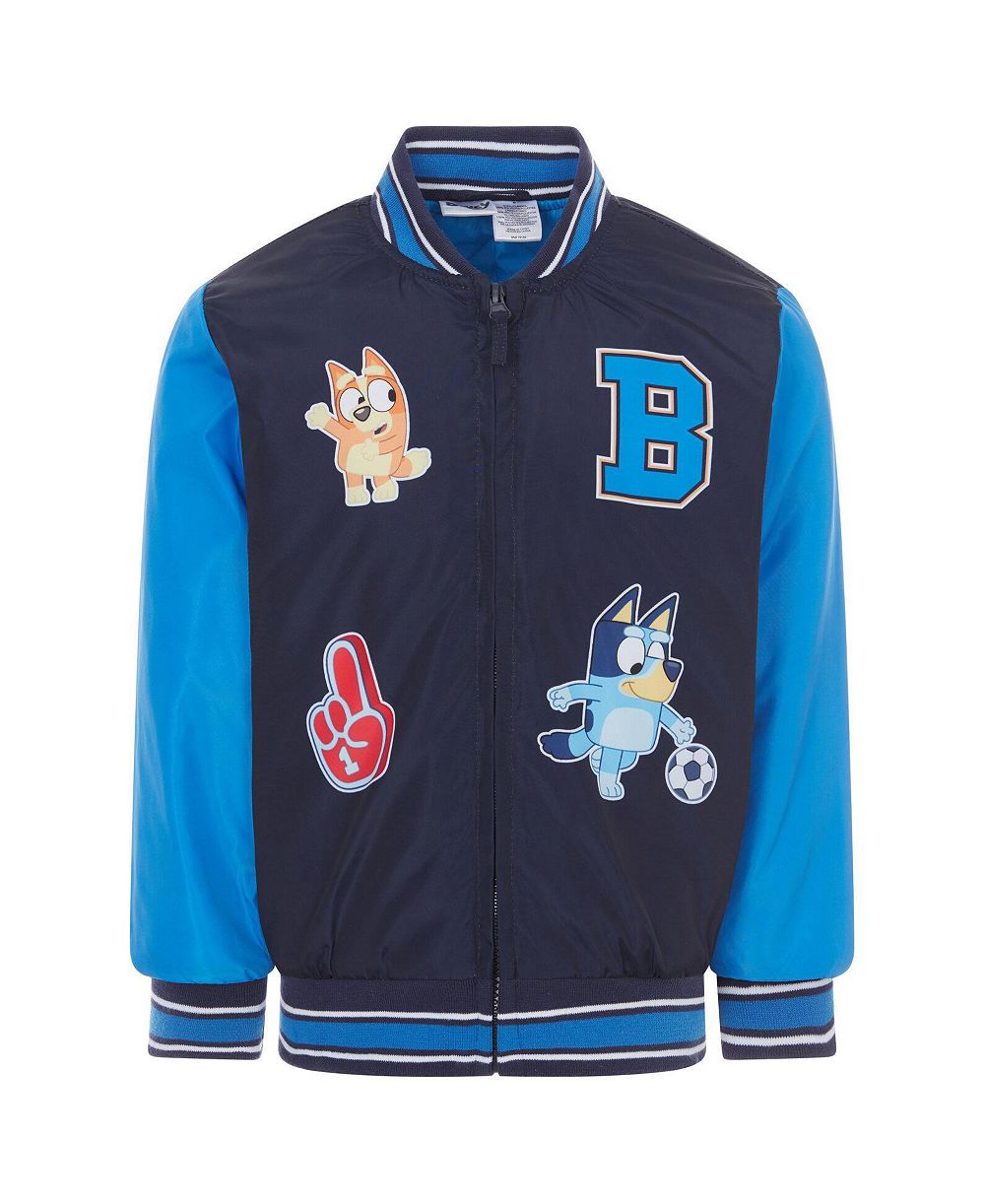 Детская бомбер-куртка Bluey Varsity для мальчиков (2T-5T)