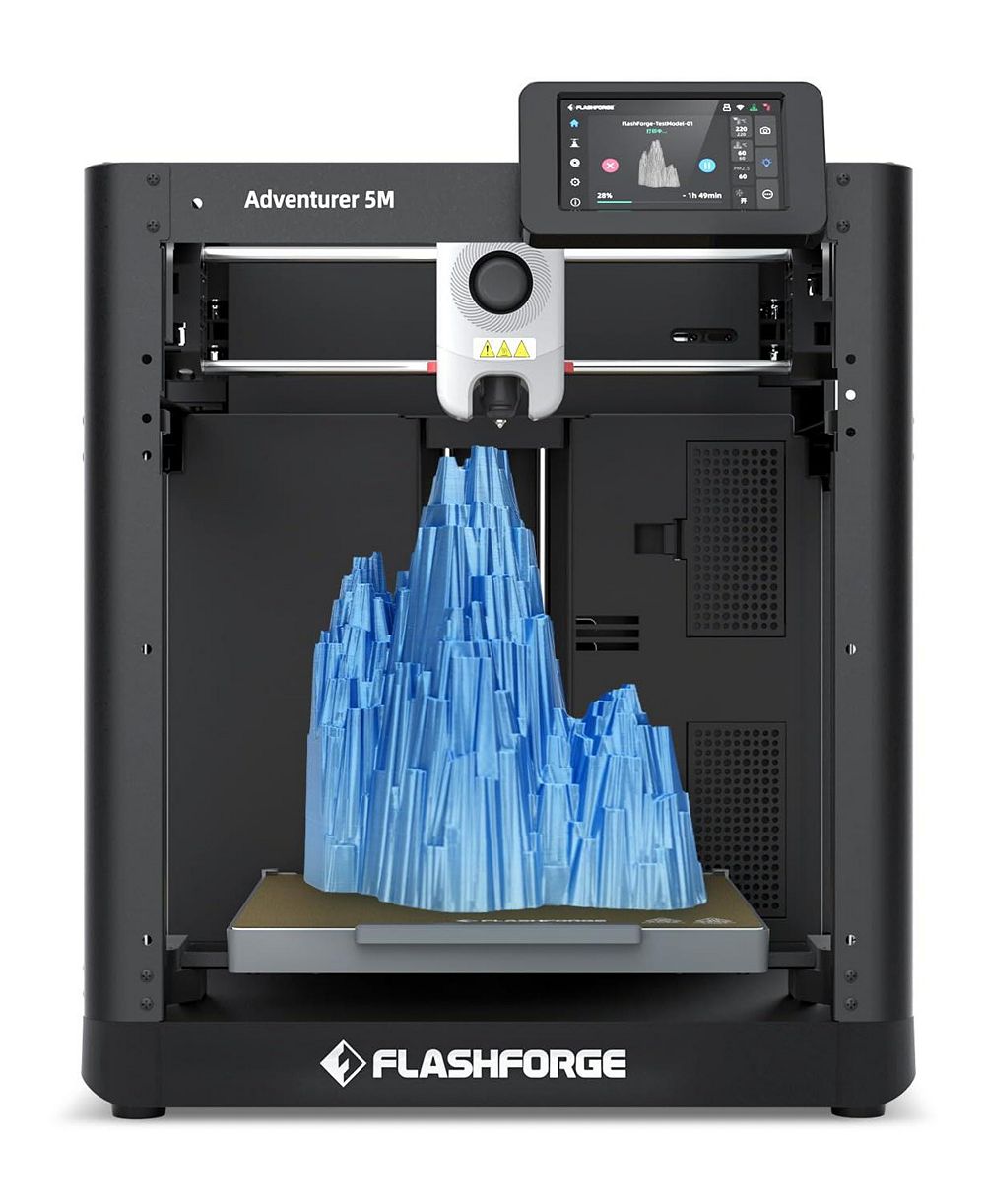 FLASHFORGE CoreXY 3D Printer 600mm/s 280degree(s) High Speed Printer 1 Click Auto Leveling Direct Extruder Quick Swap Nozzle 220×220×220mm